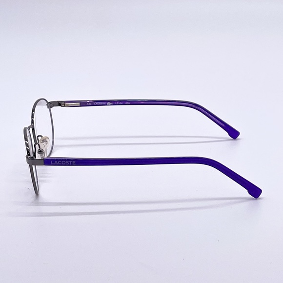 NEW LACOSTE KID’S EYEGLASSES L3104 035 PURPLE ROUND KID’S EYEWEAR LACOSTE - Picture 4 of 9